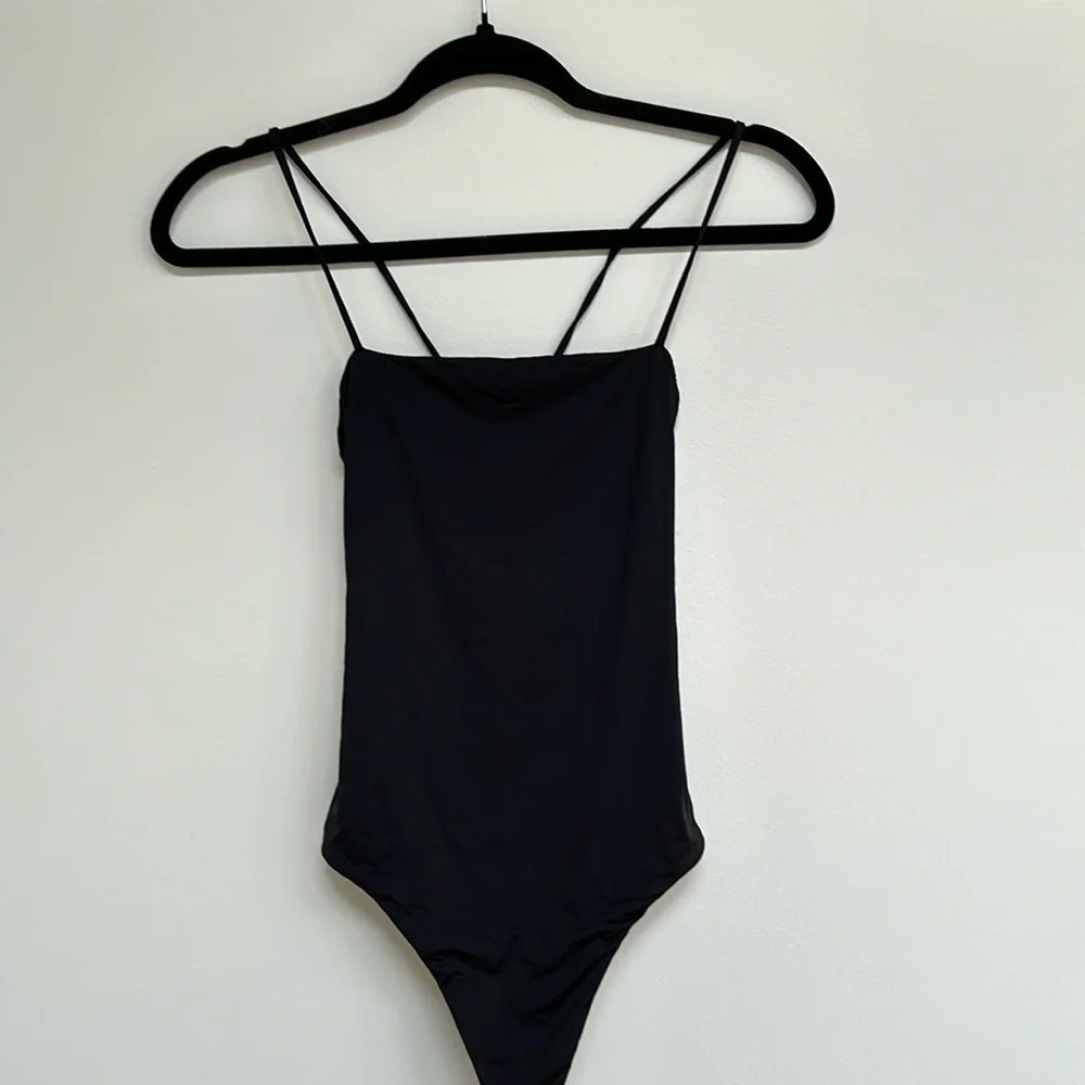 Wilfred Free strappy Bodysuit | Black - Picture 3 of 3